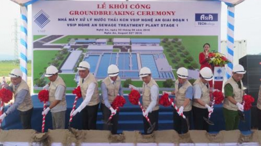 Nghe An breaks ground for wastewater plant expansion