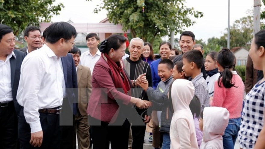 NA Chairwoman attends great national unity festival in Nghe An