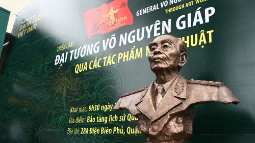 General Vo Nguyen Giap through artworks