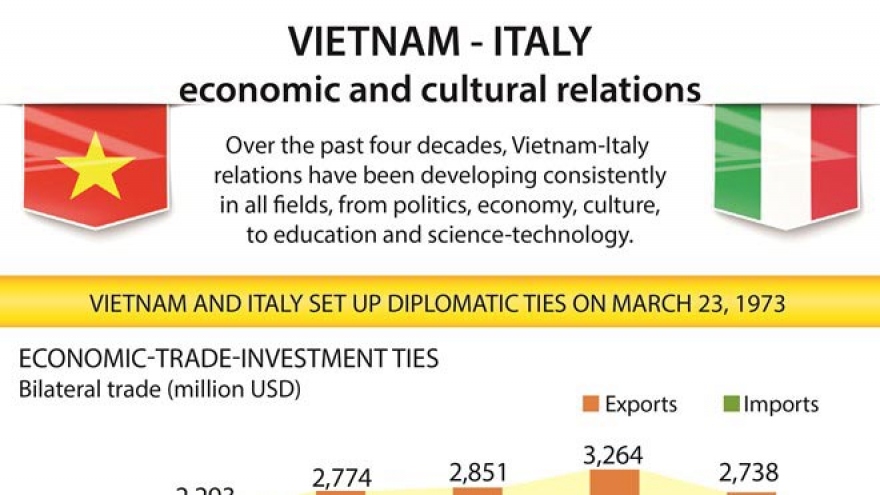 
        Vietnam-Italy economic and cultural relations
                              