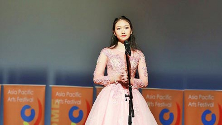 Vietnamese girls win Asia Pacific Arts Festival's prizes