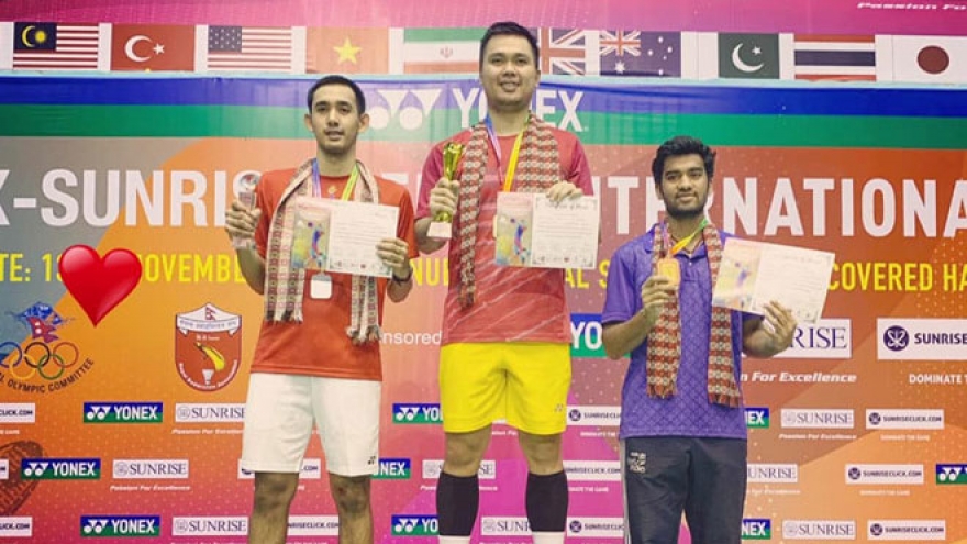 Pham Cao Cuong triumphs in Nepal International Challenge