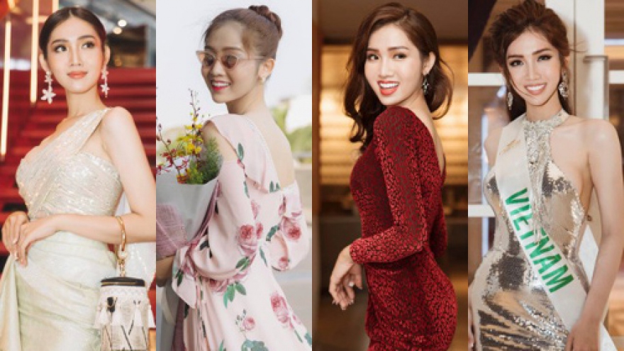 Nhat Ha shines in fashionable outfits at Miss International Queen 2019