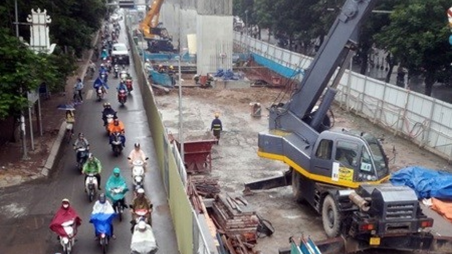 Hanoi Party official inspects progress of urban railway project