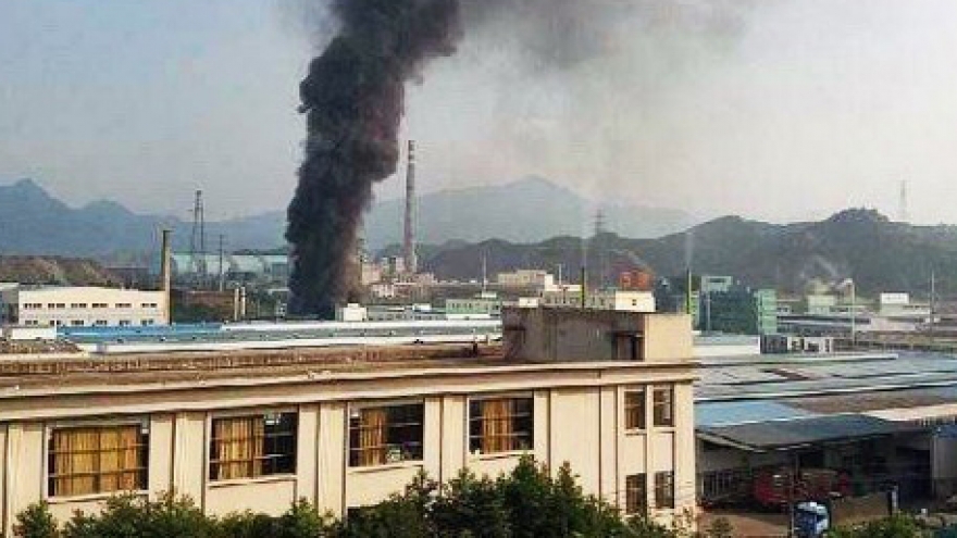 Blast reported at chemical plant in eastern China