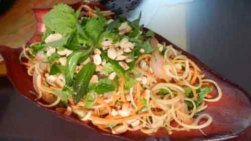 Banana blossom salad – a specialty of Vietnam cuisine