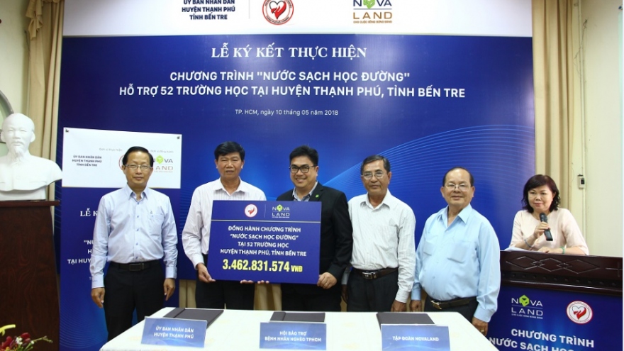  'Clean water for schools’ program launched in Mekong Delta