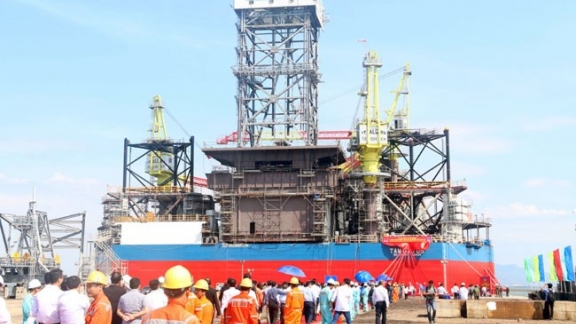 Offshore Vietnam oil rig launched in south