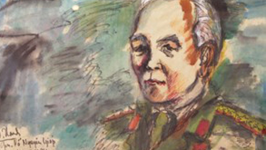 A collection of sketches of General Giap makes debut