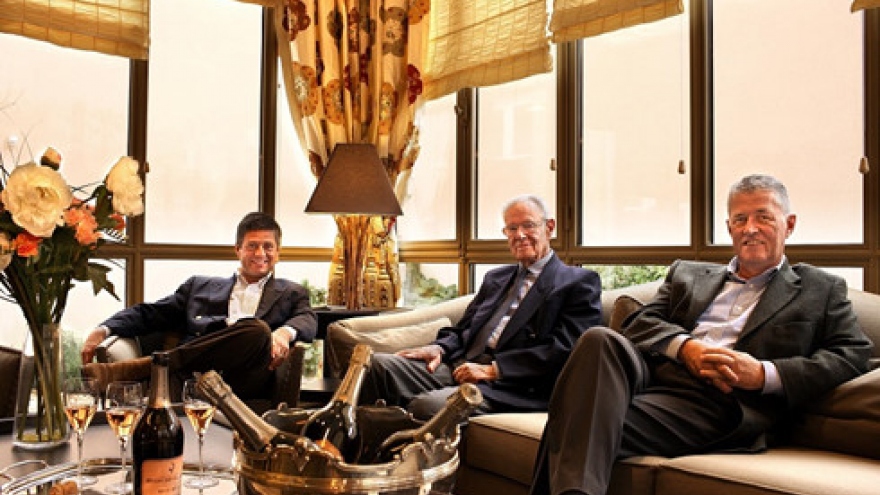 French La Maison 1888 champagne dinner on May 20