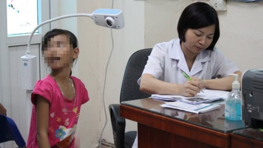 Rate of gastric disease in Vietnamese children growing
