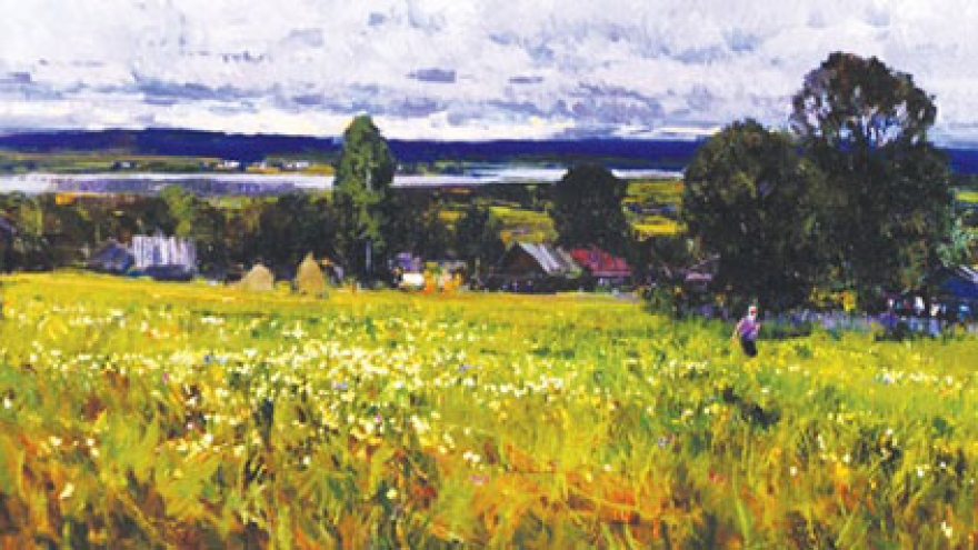 Russian, Vietnamese painters join brushes
