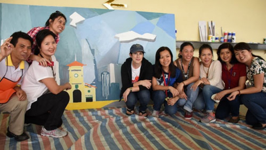 Saigon painting celebrate Vietnam-US diplomatic ties