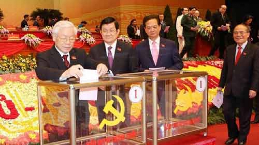 
        Voting results on new Party Central Committee announced
                              