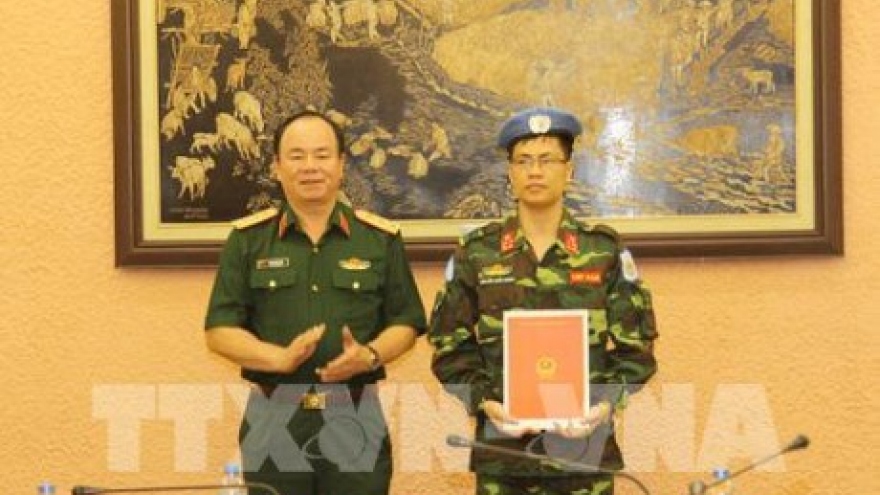 More Vietnamese officer joins UN peacekeeping mission