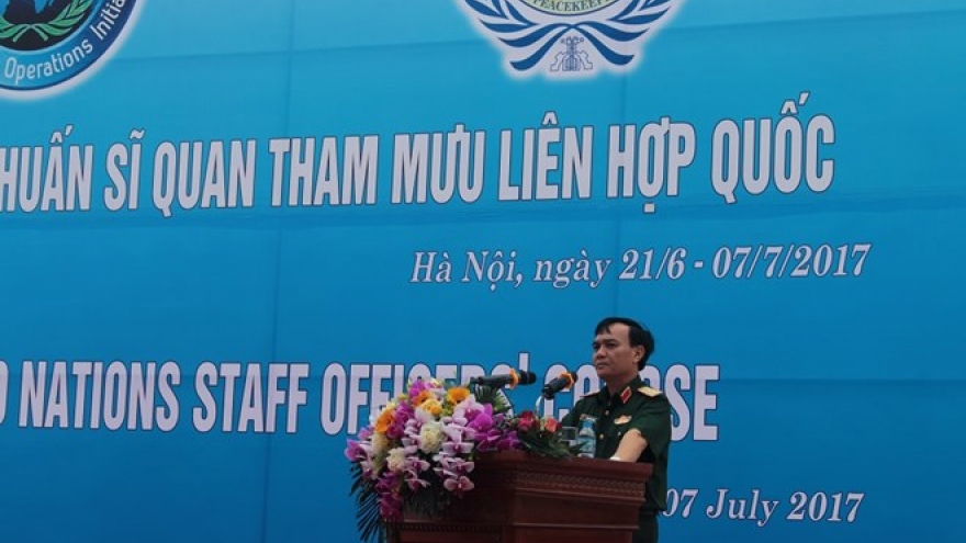 Vietnam hosts UN staff officer training course
