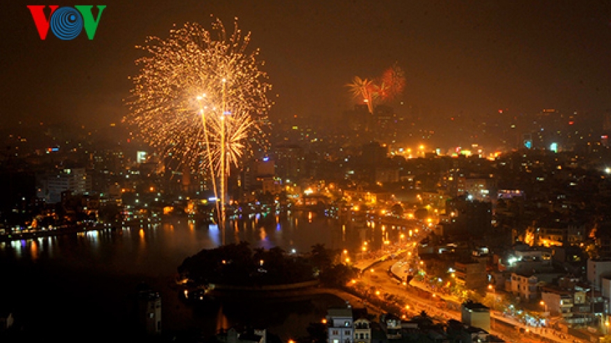 Celestial fireworks light up the sky on Liberation Day