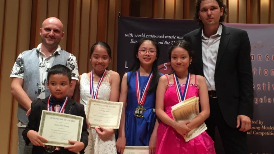 Young Vietnamese win 25 prizes at US piano contests