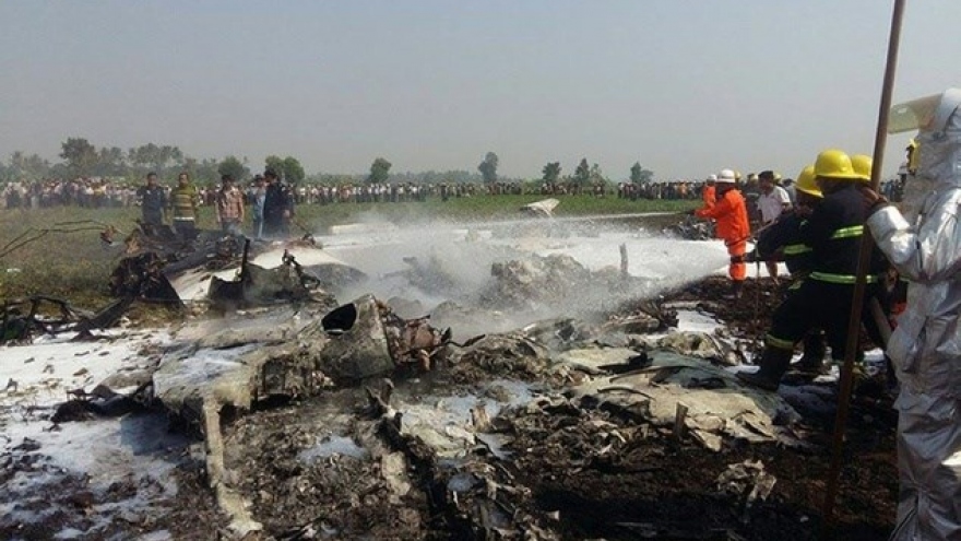 Military plane crashes in Myanmar