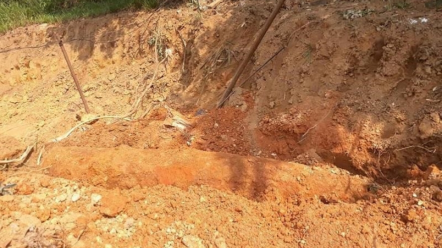 Unexploded bomb discovered in Thua Thien-Hue