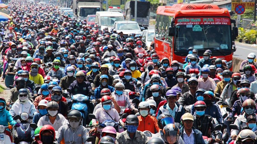 Population of Vietnam increases to 96 million