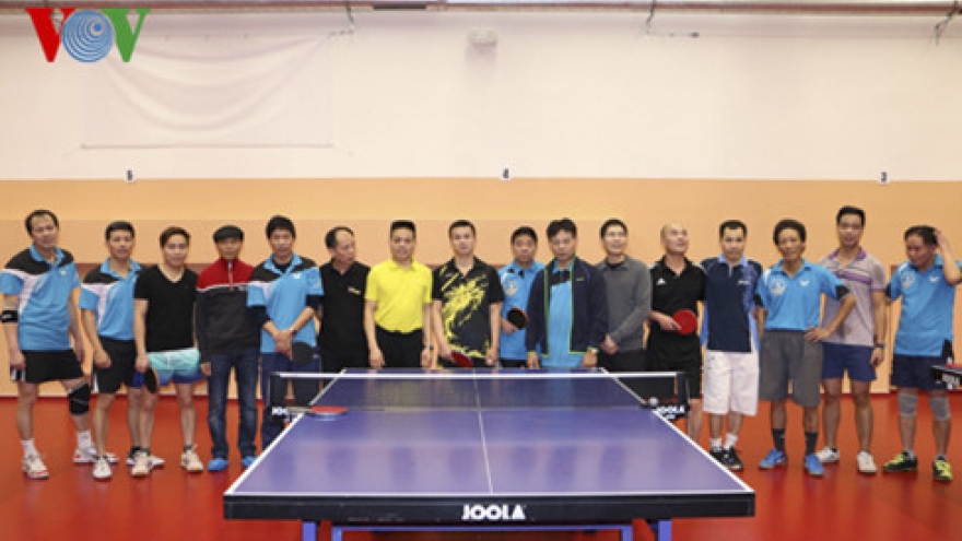 
        OVs in Czech compete in table tennis tournament
                              