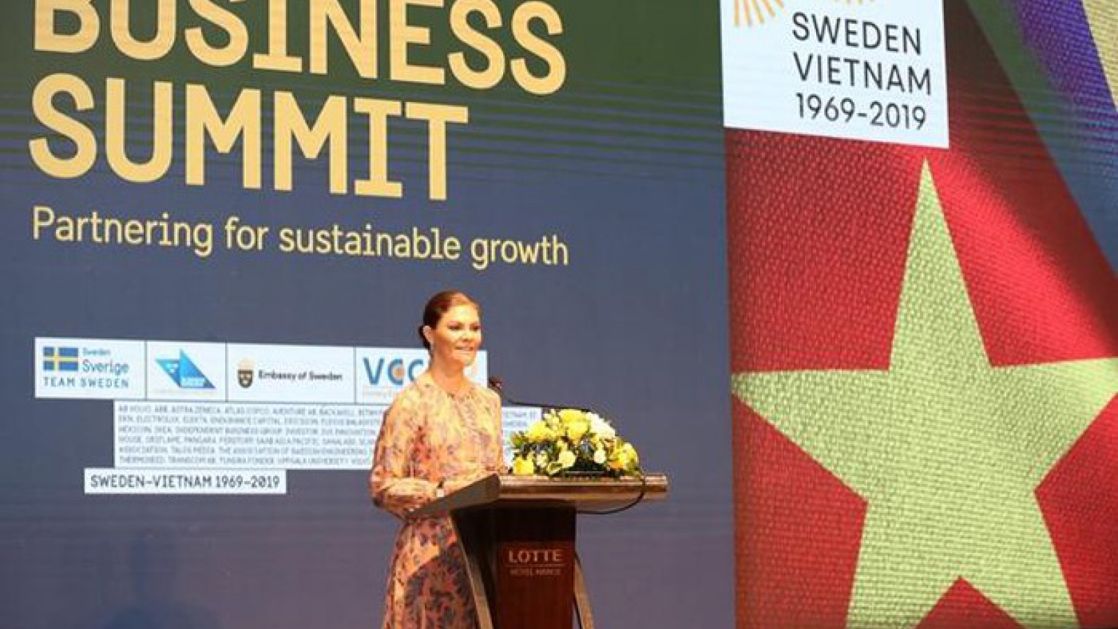 Crown Princess Victoria highlights Sweden - Vietnam economic ties