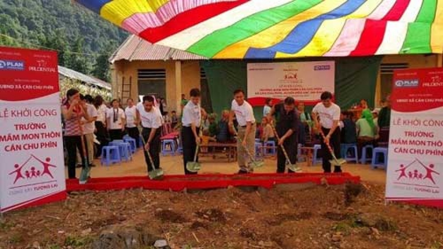 Prudential Vietnam builds kindergarten in Ha Giang