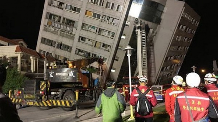 No Vietnamese victims reported in Taiwan earthquake