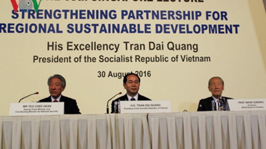 President Tran Dai Quang’s speech at Singapore Lecture