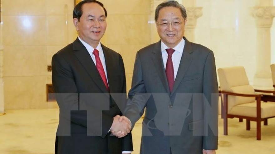 Yu Zhengsheng hails importance of Vietnam President’s China visit