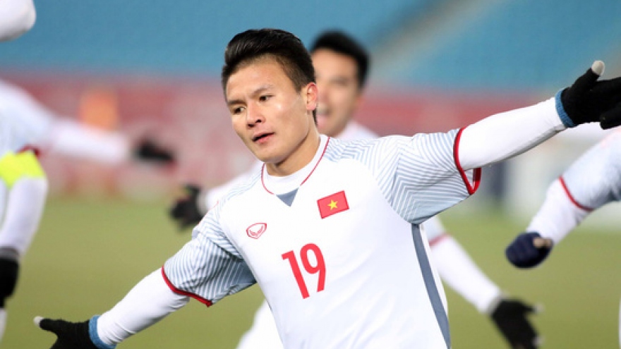 Quang Hai leads fan vote for best goal in AFC champs