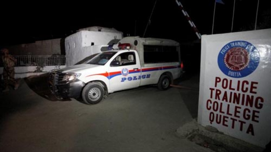 Gunmen kill 48 in attack on police academy in Pakistani city of Quetta