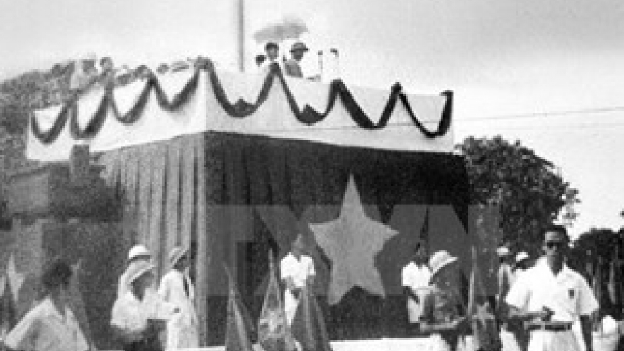 Special national flag of Vietnamese expatriates in France
