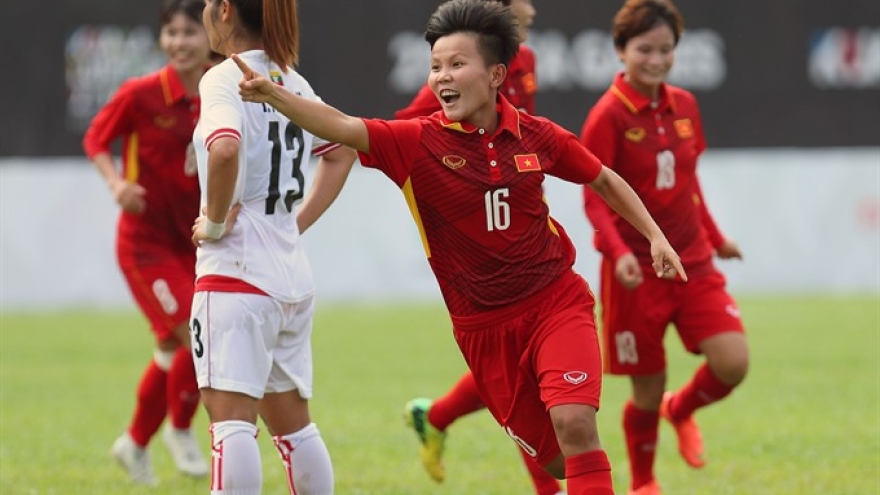 Vietnam beat Myanmar in women’s football