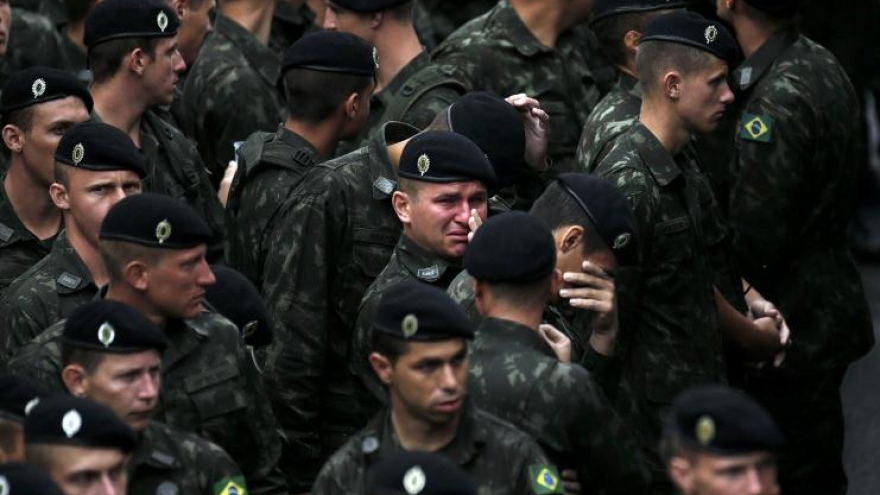 Brazil mourns Chapecoense crash victims at packed stadium wake