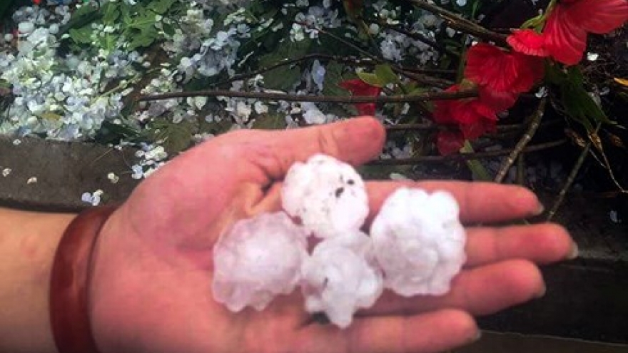 Strong winds and hail cause serious damage in northern provinces