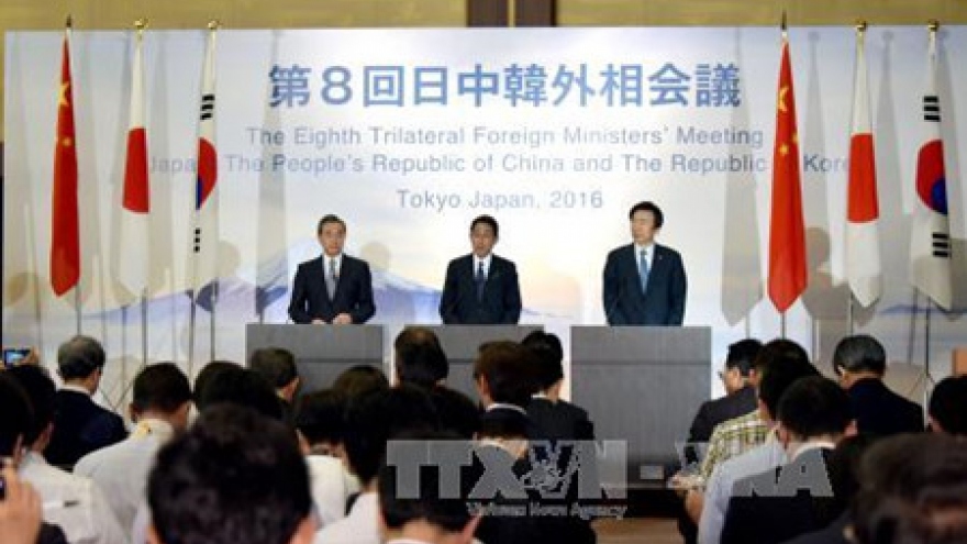 Cooperation remains key to relations among Japan, RoK, and China