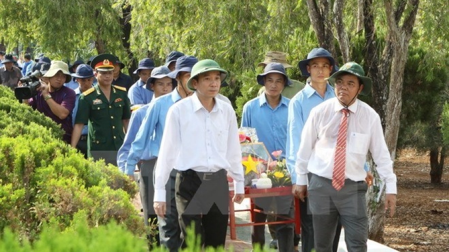 Dak Lak: reburial for remains of fallen soldiers found in Cambodia
