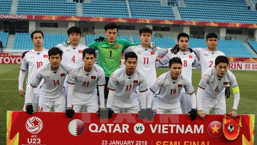 Vietnam’s U23 team receives rewards for final march berth