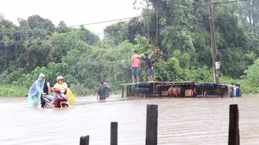 Heavy rain, flooding cause losses in Dak Lak province