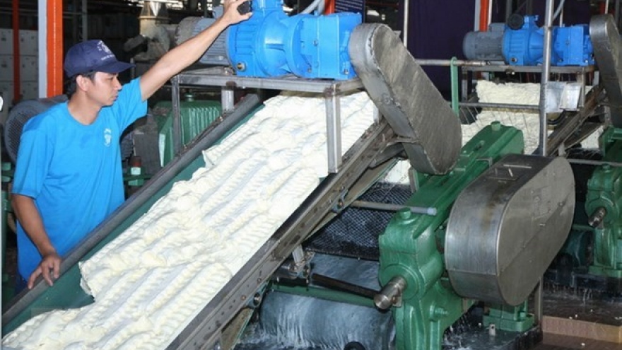 Vietnam rubber latex processing plant inaugurated in Cambodia