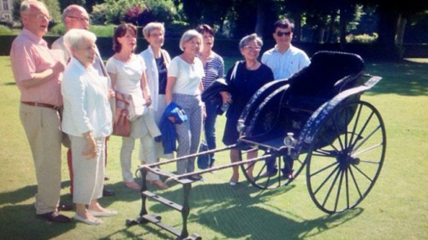 Royal rickshaw comes home, to be displayed in central Vietnam