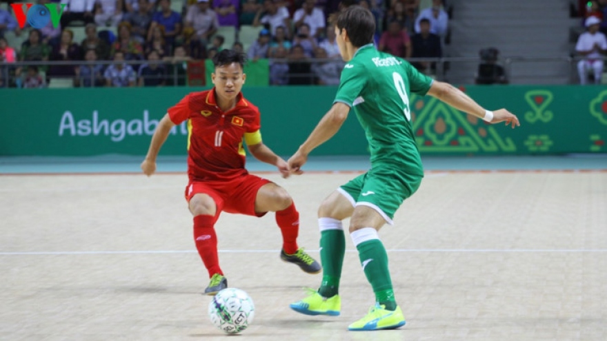 AIMAG 2017: Vietnam futsal team defeats Turkmenistan 1-0