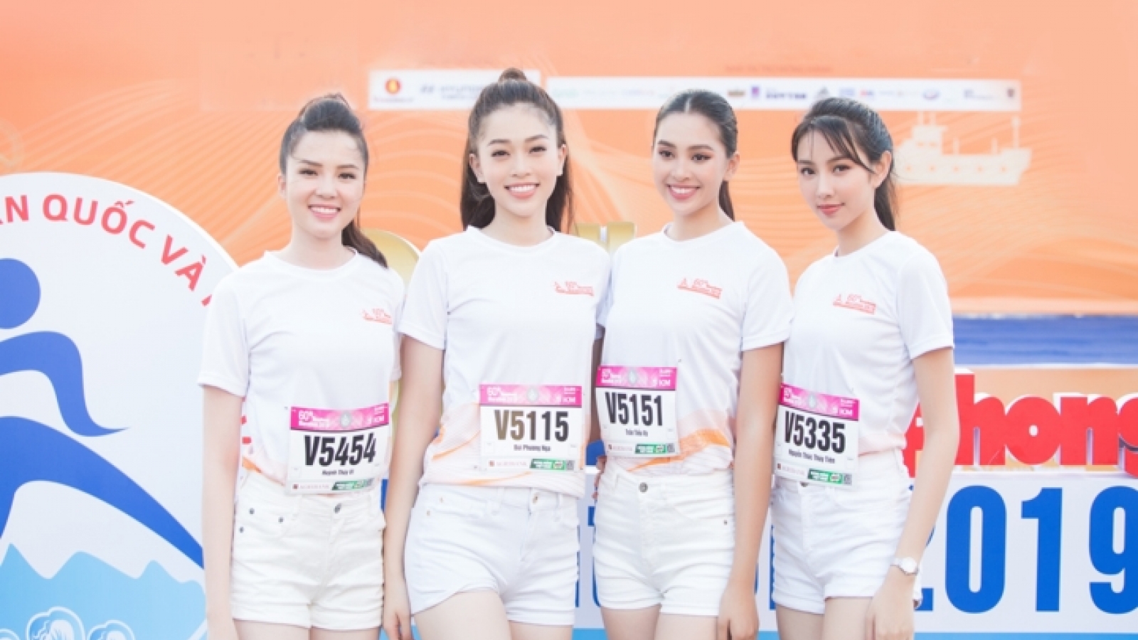 Beauty queens gather for Tien Phong Marathon 2019