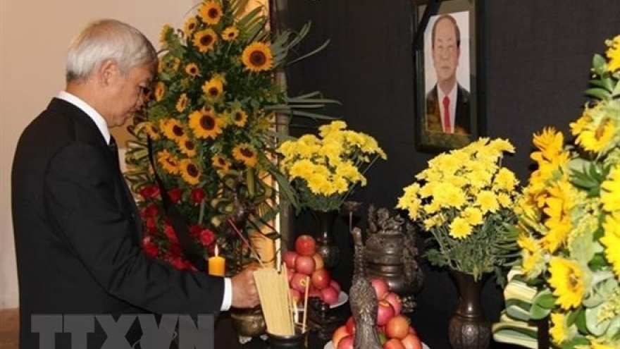 President Tran Dai Quang commemorated in Spain, Venezuela