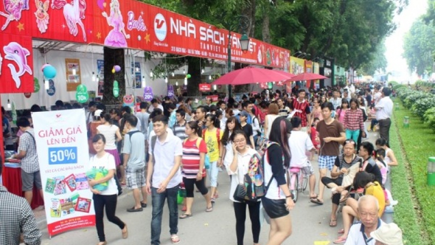 Unification Park in Hanoi hosts 6th book fair Aug 23-27