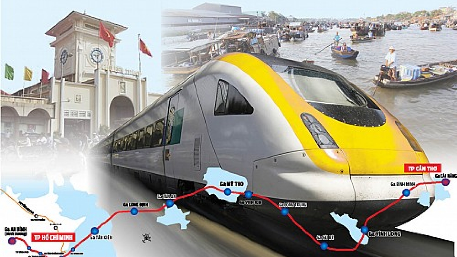 Vietnam mulls 45-minute Saigon-Can Tho train service