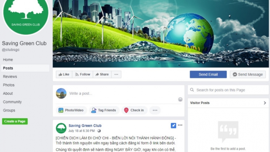 Saving Green Group inspires green lifestyle