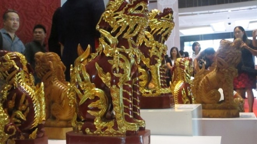 Sacred Vietnam sculptures showcased in Hanoi